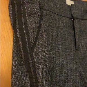 Ecru  Fischer Gray Tweed taper leg pants